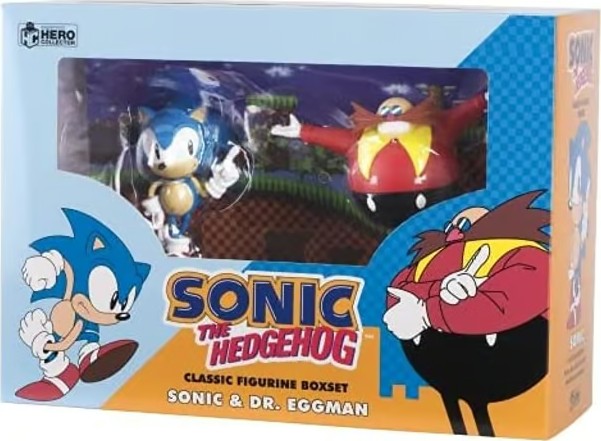 Sonic the Hedgehog - Coffret de figurines de Sonic et du Docteur Eggman