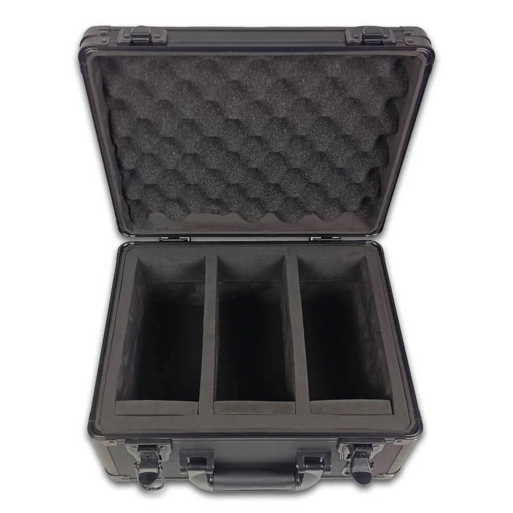 EVORETRO - Black Aluminum Graded Card Storage 90 Cards 