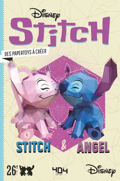 DISNEY - STITCH ET ANGEL - UN PAPERTOY A CREER 