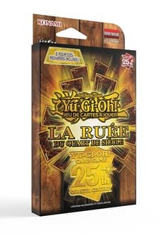Yu-Gi-Oh! JCC - Pack de 3 Boosters La Ruée du Quart de Siècle (Tuckbox cartonné) - FR 