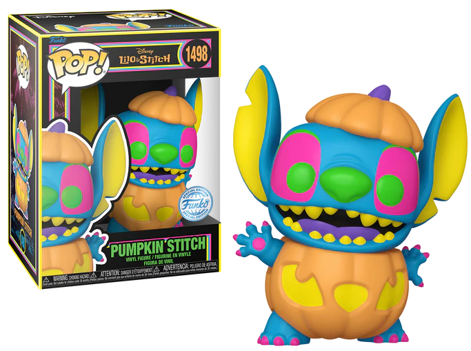 Funko POP 1498 Stitch Citrouille Backlight SE