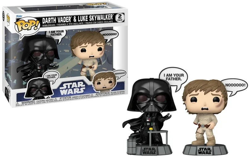 Funko POP 2 Pack Dark Vador & Luke Skywalker
