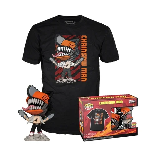 Funko POP 1804 Chainsaw Man + Tee XL