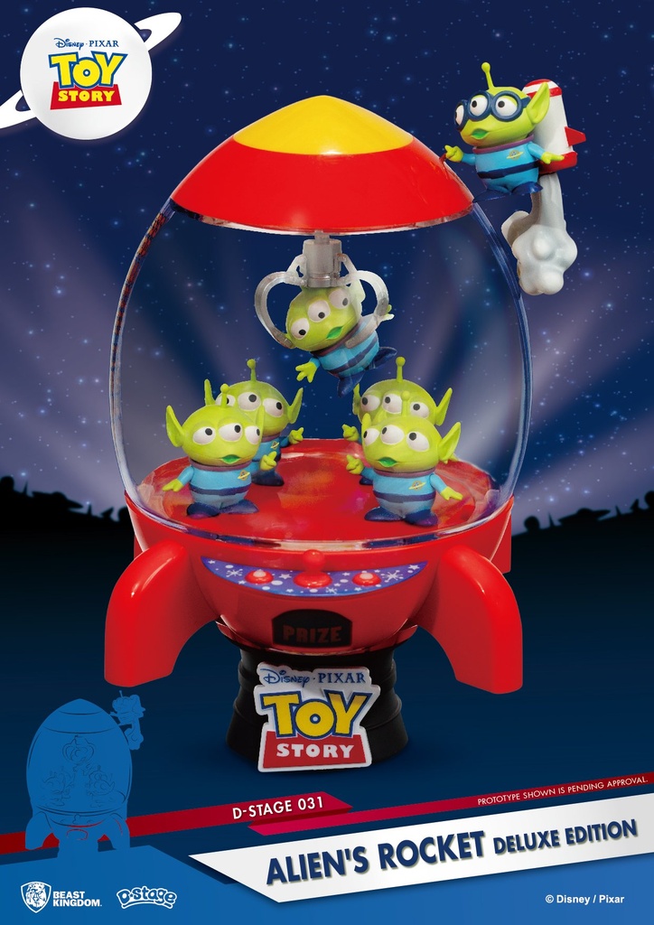 TOY STORY - Alien's Rocket "Deluxe Edition" - Diorama D-Stage 15cm 