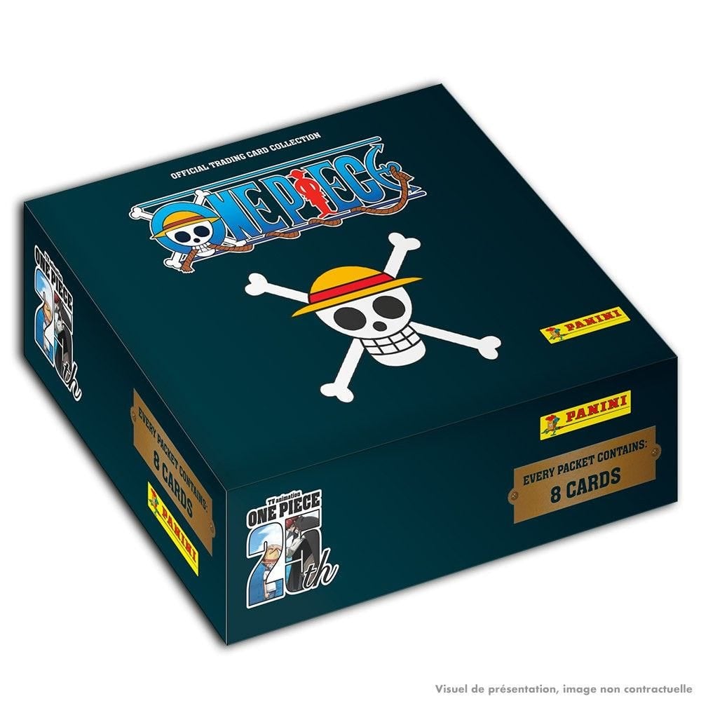 ONE PIECE - Panini Display 18 Pochette 8 Trading cards 