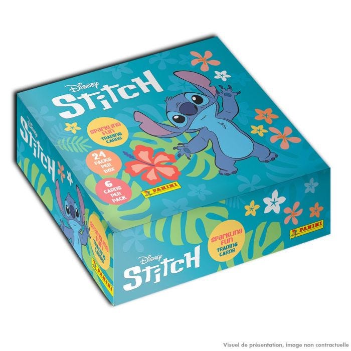 STITCH - Panini Display 24 Pochette 6 Trading cards 