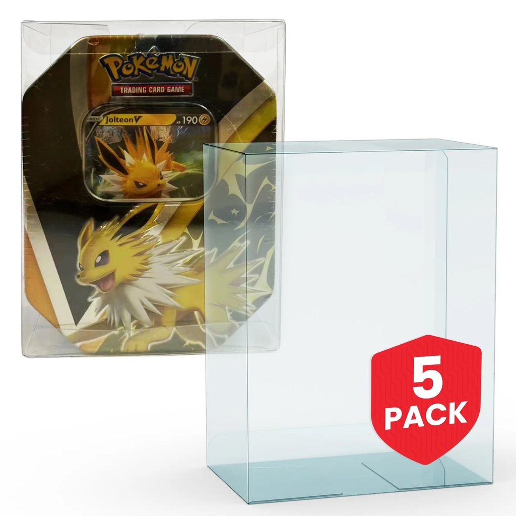 EVORETRO - PET Protector For Tin Box Pokemon 5pc 