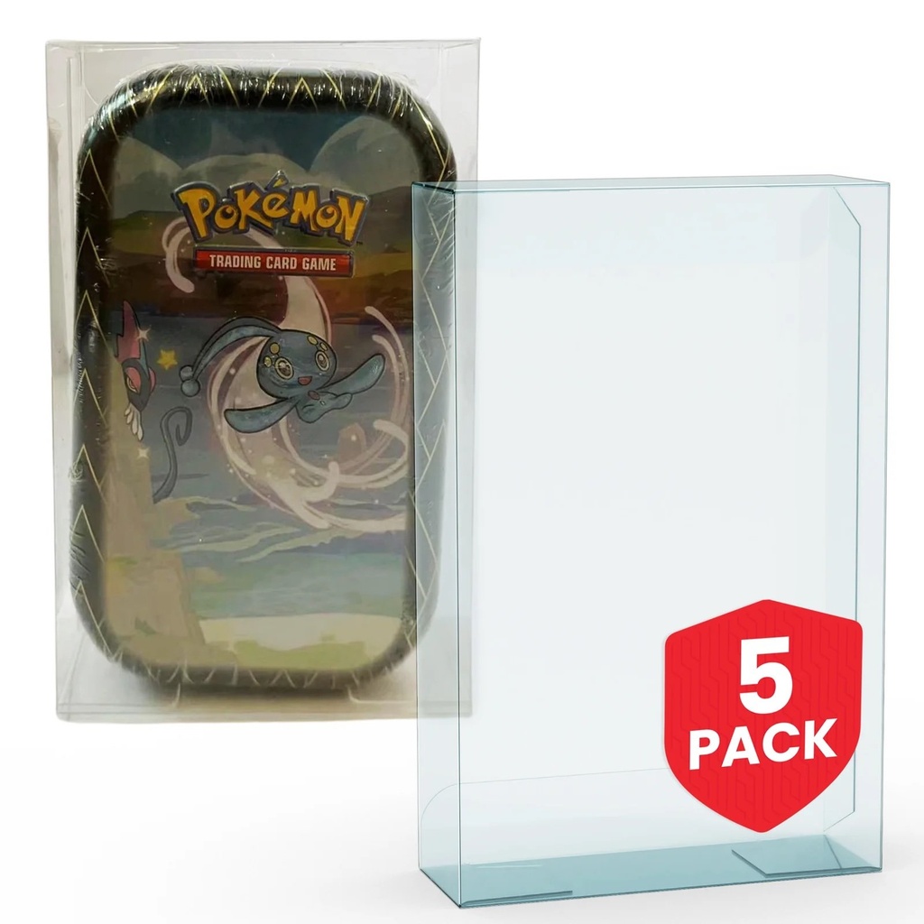EVORETRO - PET Protector For Mini Tin Pokemon 5pc 