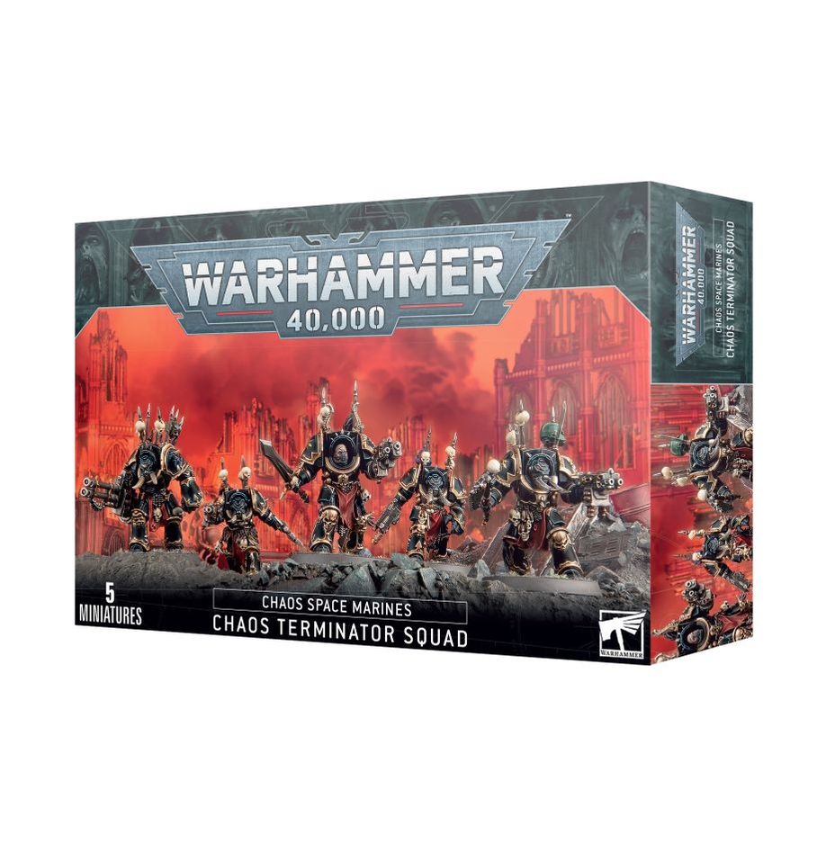 40K - Chaos - Chaos Space Marines - ESCOUADE DE TERMINATORS DU CHAOS 