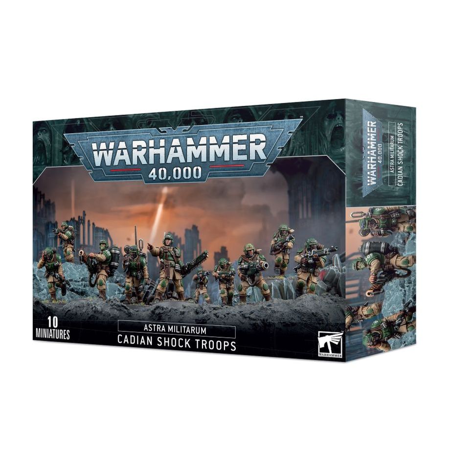 40K - Imperium - Astra Militarum - TROUPES DE CHOC CADIENNES 