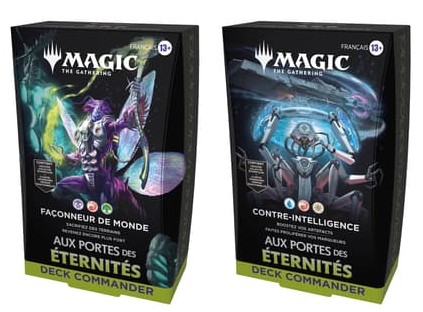 Magic: The Gathering - Assortiment de Decks Commander Aux Portes des Éternités (4 Deck Commander) - FR 