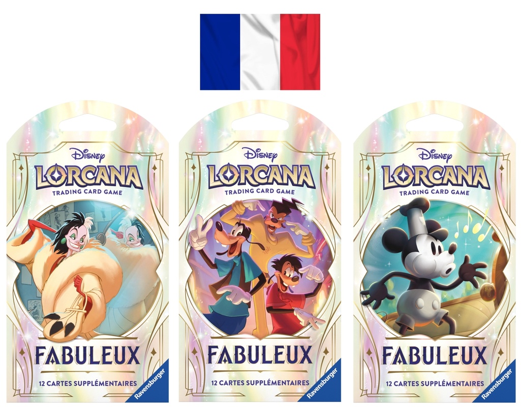 DISNEY - Lorcana - Trading Cards Booster Sleeved Chapitre 9 - FR 