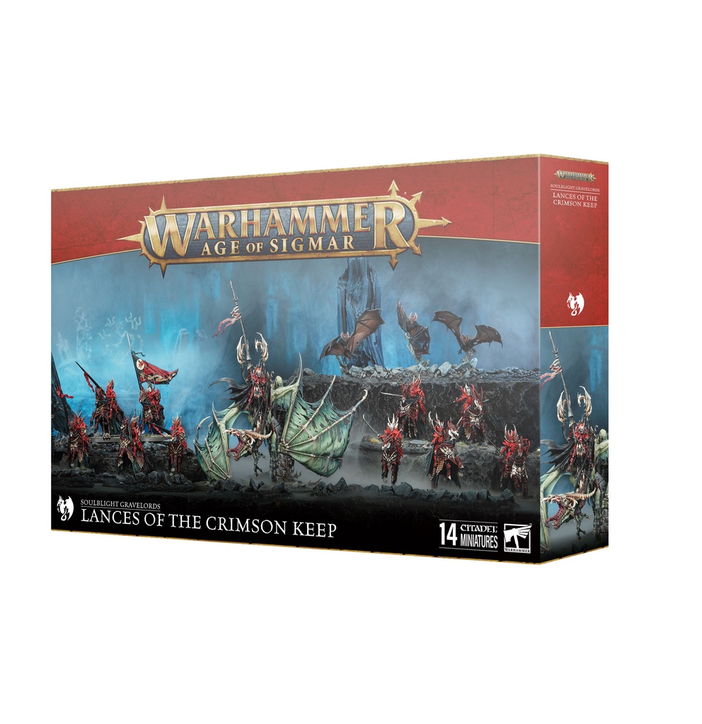 AOS - Death - Soulblight Gravelords:  LANCES DU FORT POURPRE 