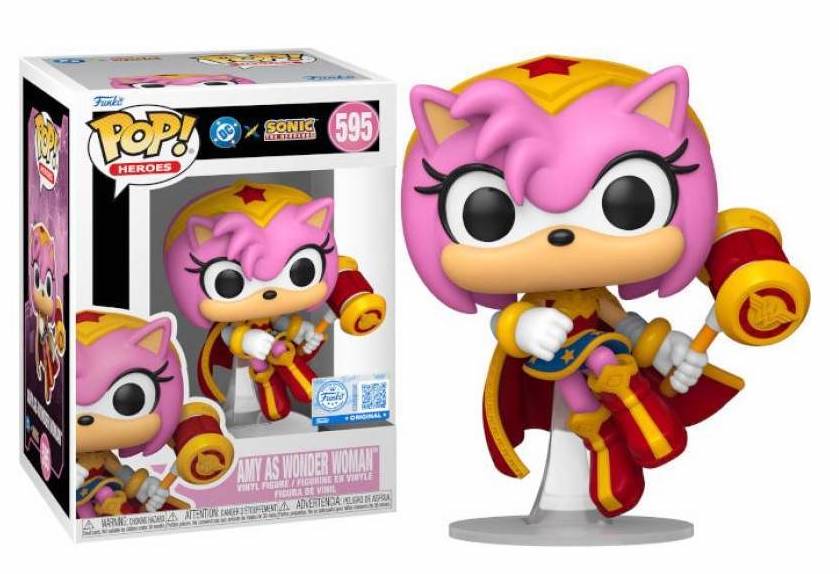 Funko POP 595 Amy Rose As Wonder Woman