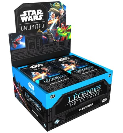 Star Wars Unlimited JCC - Display de Packs de booster Légendes de la Force (Display x24) - FR 