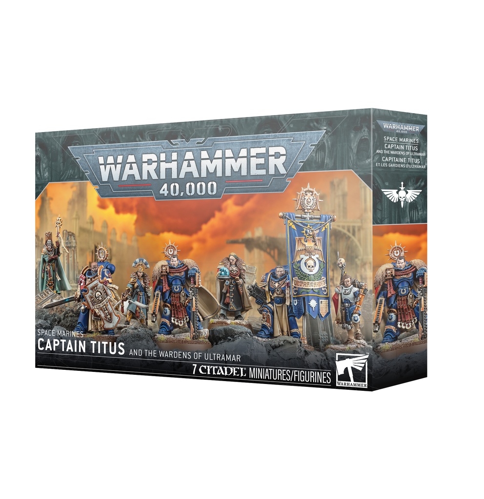 40K - Space Marines - Ultramarines - CAPITAINE TITUS LES GARDIENS D'ULTRAMAR 