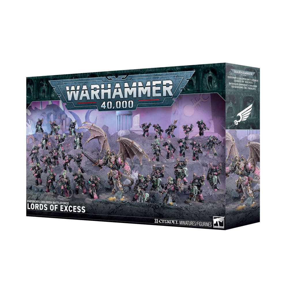 40K - Chaos - Emperor's Children:  Bataillon Emperor's Children - Seigneurs de l'Excès