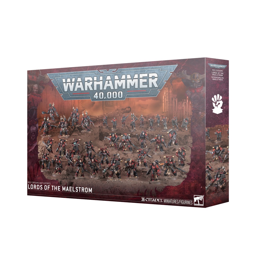 40K -  Chaos Space Marines - Red Corsairs: SEIGNEURS DU MAELSTROM 