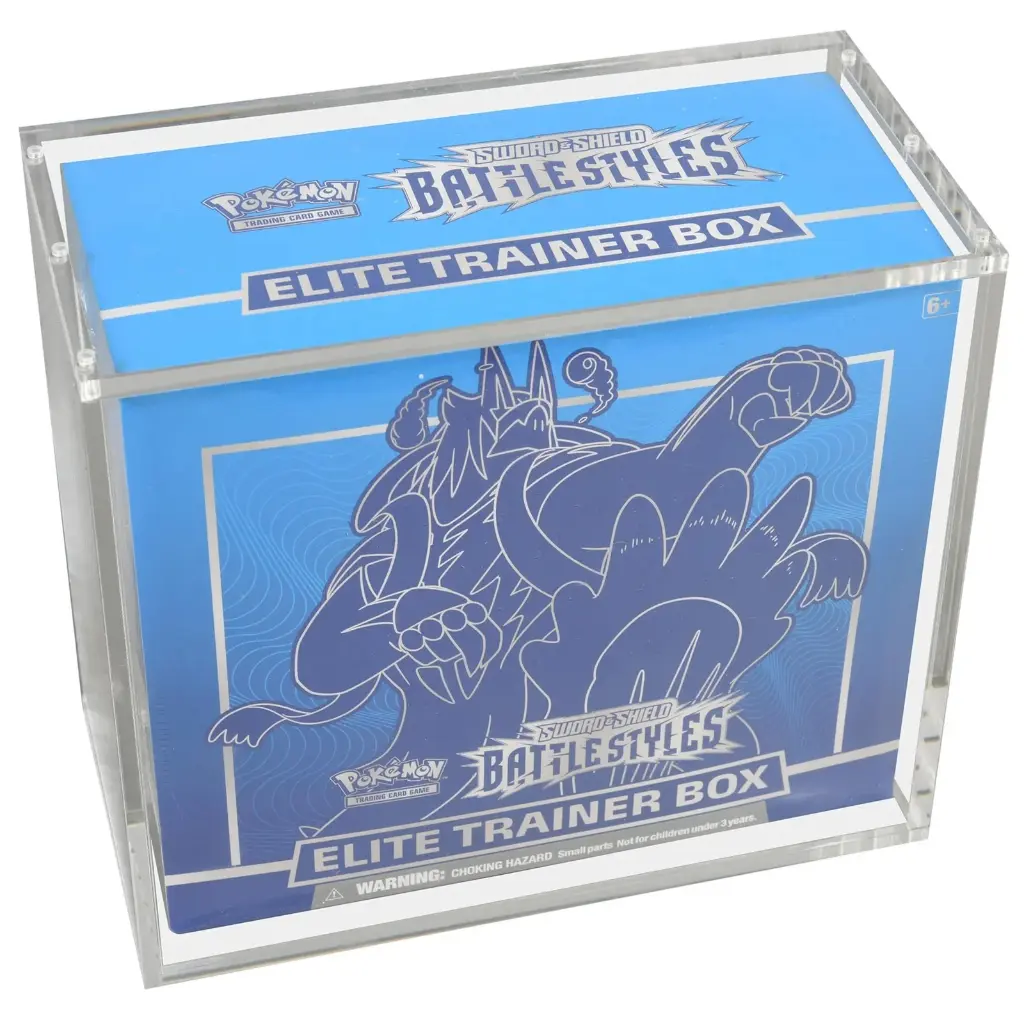 EVORETRO - Acrylic Protection ETB Elite trainer box w/ Magnet 1pcs