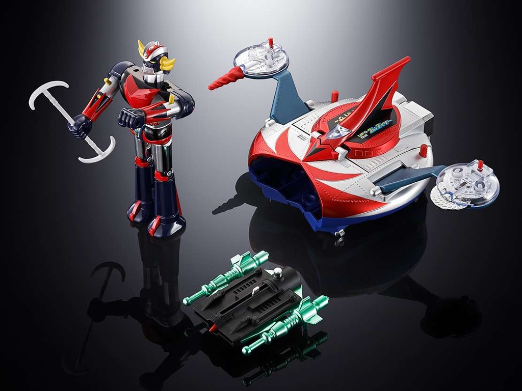 GOLDORAK - Goldorak & Ufo Spazer - Fig. Chogokin Deluxe 12 & 13cm