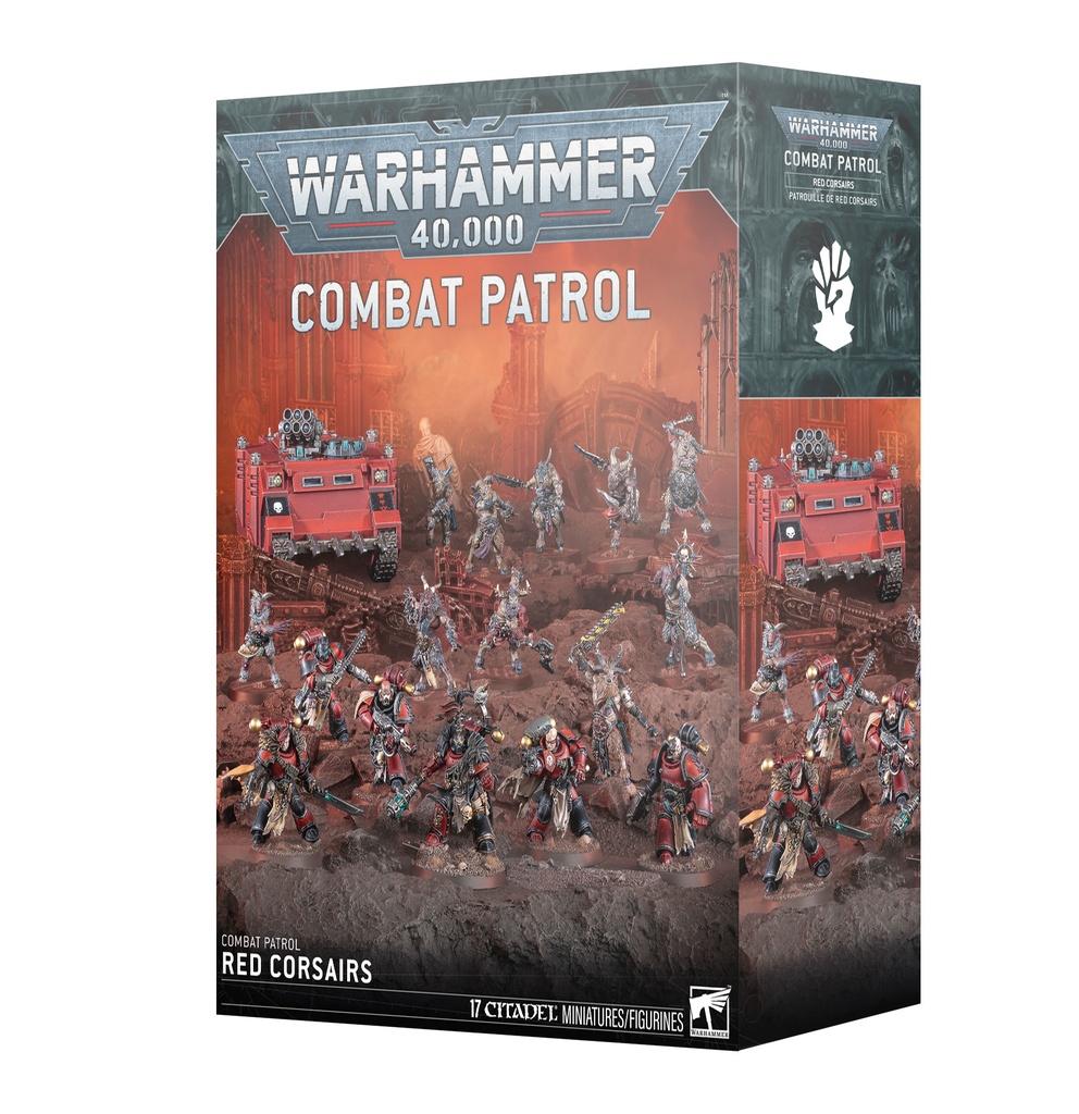 40K -  Chaos Space Marines - PATROUILLE: RED CORSAIRS 