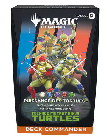 Magic: The Gathering - Deck Commander Teenage Mutant Ninja Turtles : Puissance des Tortues ! - FR 