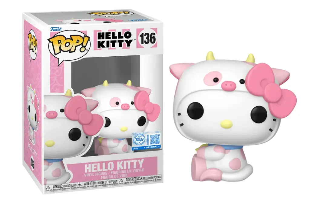 Funko POP 136 Hello Kitty en cosplay de vache