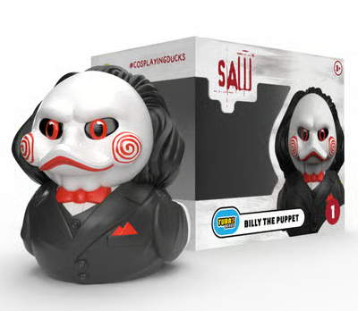 Numskull - Best of TUBBZ Boîte Canard de bain - Saw - Billy The Puppet - 9cm 