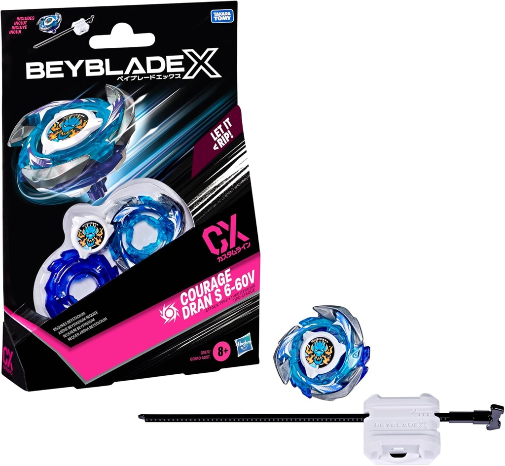 BEYBLADE X - Courage Dran S 6-60V CX Starter Pack 