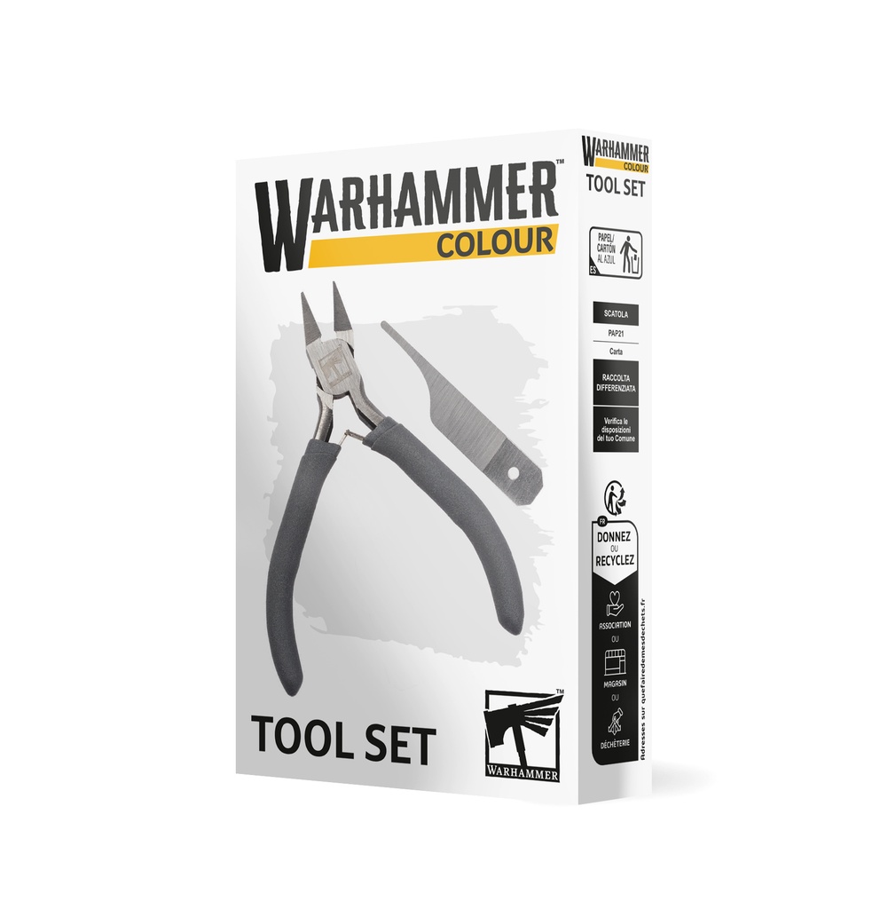 Hobby - Build - Tool - WARHAMMER COLOUR: SET D'OUTILS 