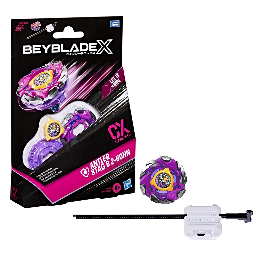 BEYBLADE X - Antler Stag B 2-60HN CX Starter Pack