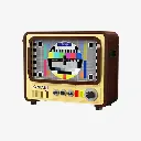PANTASY - Télévision Vintage - Bloc de Construction