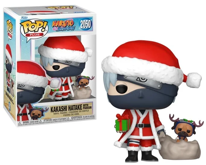Funko POP 2050 Kakashi avec Pakkun (Holiday)