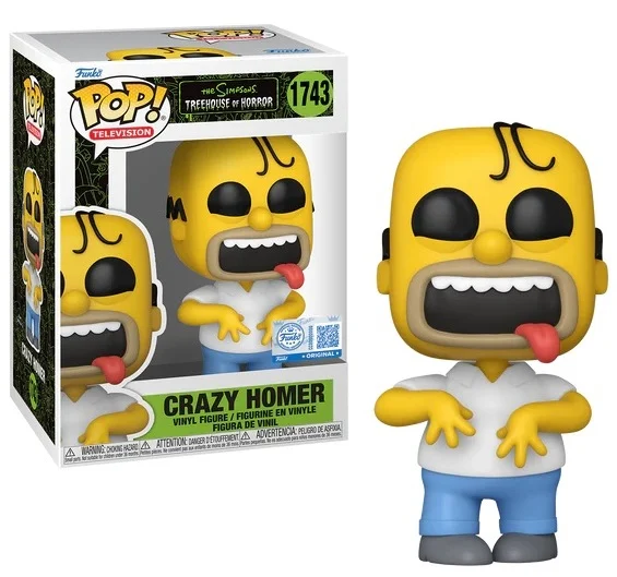 Funko POP 1743 Crazy Homer "TreeHouse Of Horror"