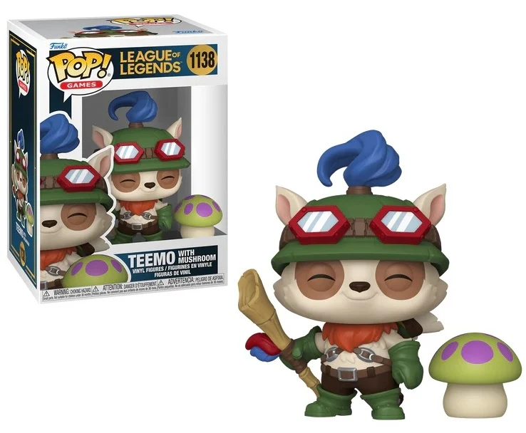 Funko POP 1138 Teemo avec Champignon