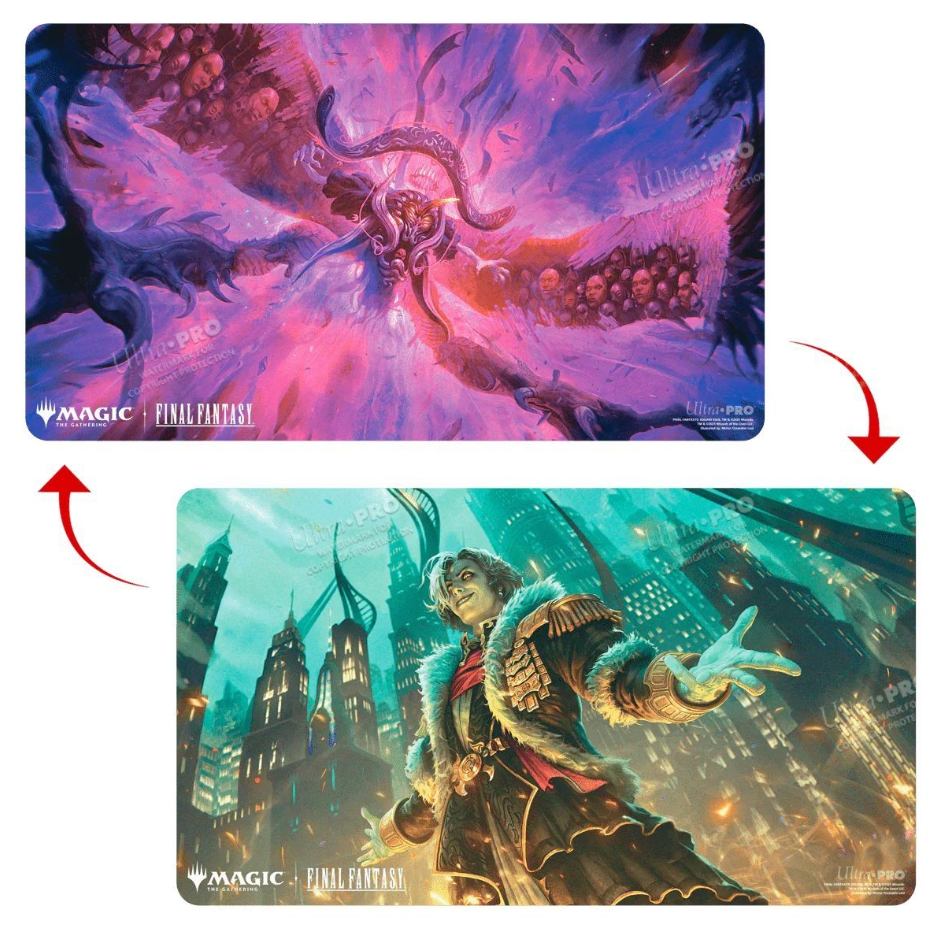 Ultra Pro - Magic the Gathering - Tapis de Jeu - Final Fantasy - DOUBLE FACE Playmat - Emet-Selch, Ascien originel / Hadès, le plus ancien des mages 