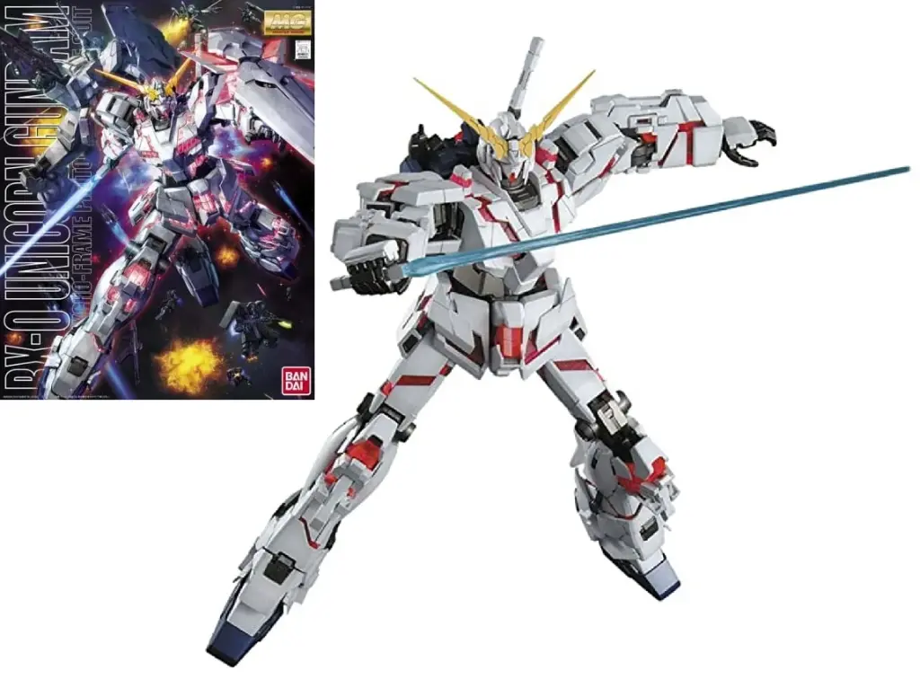 GUNDAM - Model Kit - MG 1/100 - Unicorn Gundam - 18 CM