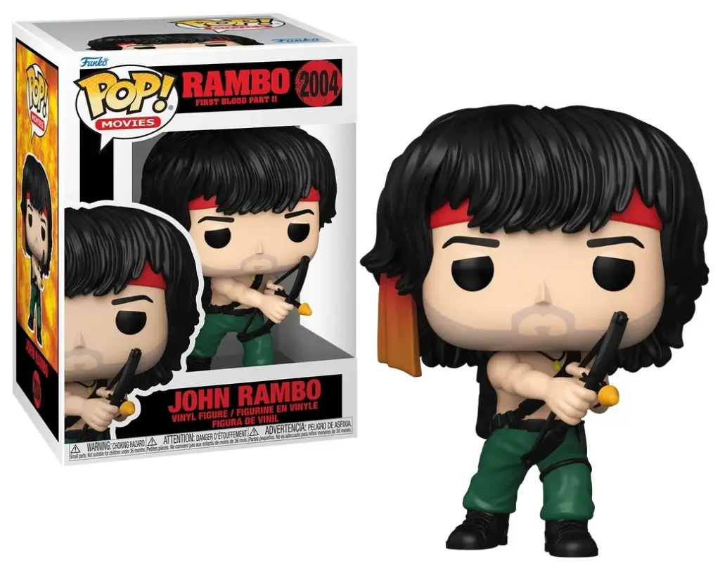 Funko POP 2004 John Rambo avec arc