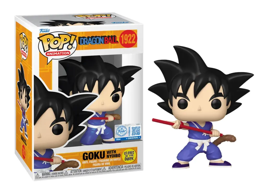 Funko POP 1922 Goku et Nyoibo GITD SE