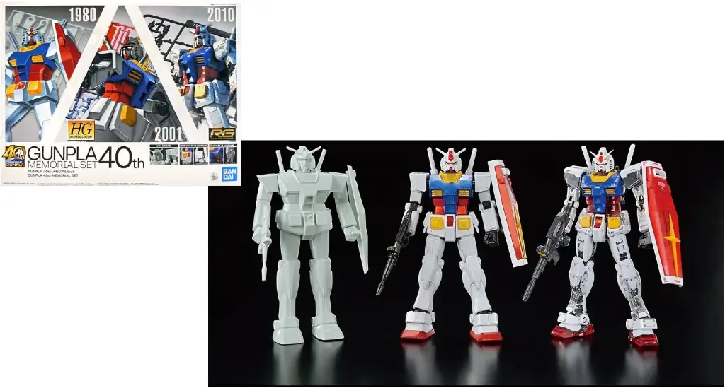 GUNDAM - Gunpla 40th Memorial Set - Model Kit