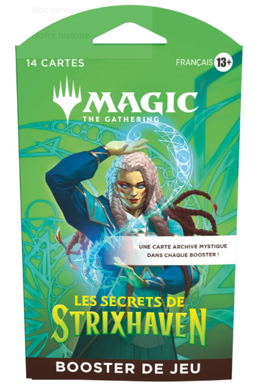 Magic: The Gathering - Booster de jeu Les secrets de Strixhaven (Blister cartonné) - FR 