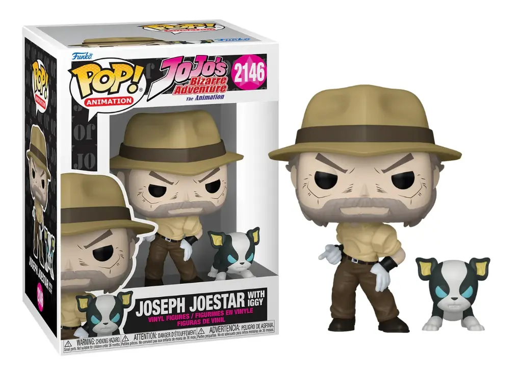 Funko POP 2146 Joseph Joestar & Iggy