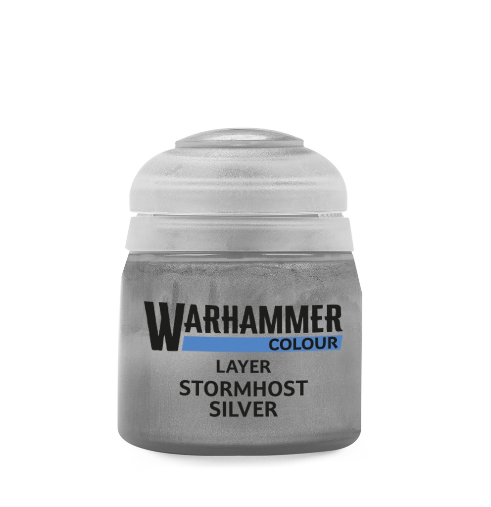 Paint - WH Colour - LAYER:STORMHOST SILVER 12ML