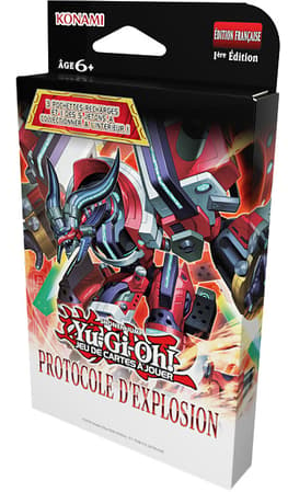 Yu-Gi-Oh! JCC - Pack de 3 Boosters Protocole d’Explosion (Blister cartonné)