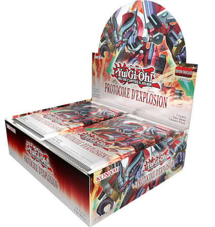 Yu-Gi-Oh! JCC - Display de Pack de Booster Protocole d’Explosion (24 Boosters) - FR