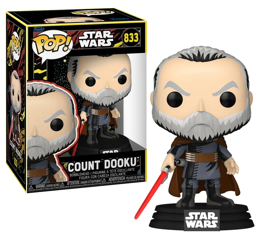 Funko POP 833 Compte Dooku Retro
