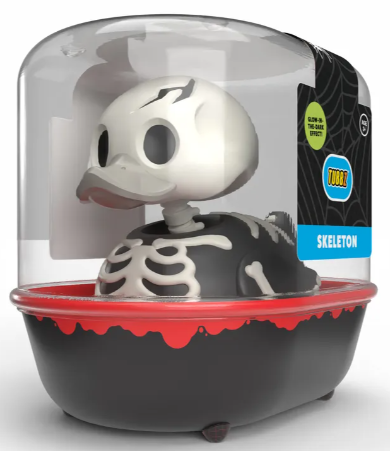Numskull - TUBBZ Canard de bain - Numskull - Squelette d'Halloween (Première Édition) - 9cm GITD