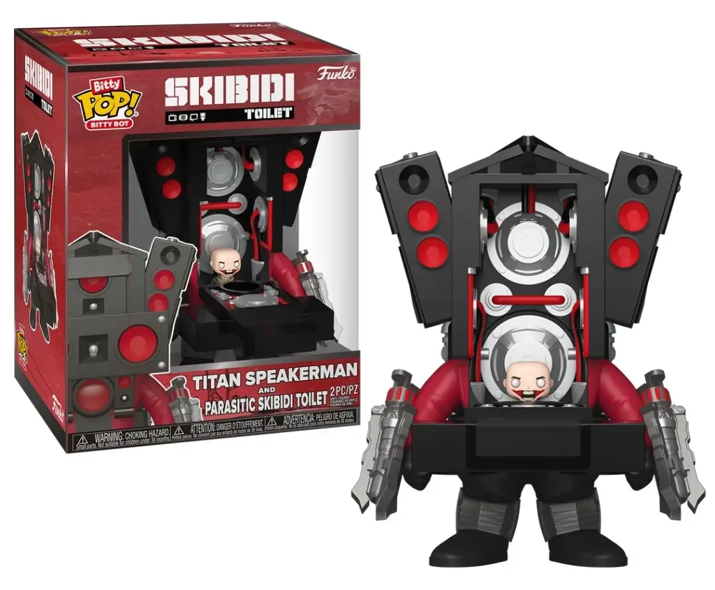 SKIBIDI TOILET - Bitty Bots -Titan Speakerman & Parasit Skibidi Toilet 