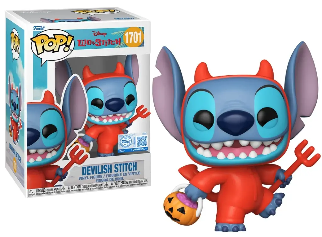 Funko POP 1701 Stitch En Diable SE