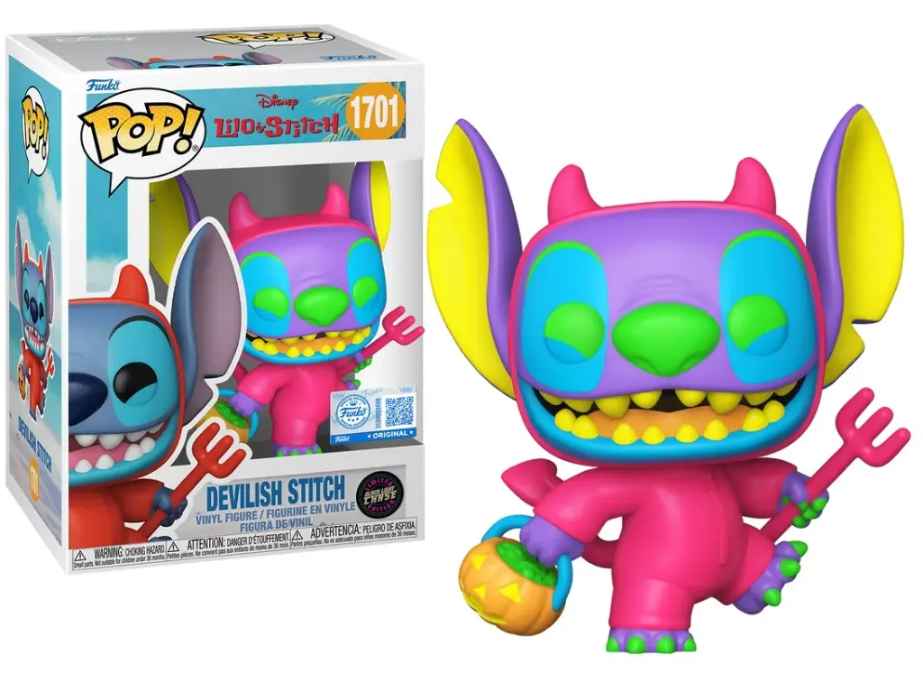Funko POP 1701 Stitch En Diable SE Chase